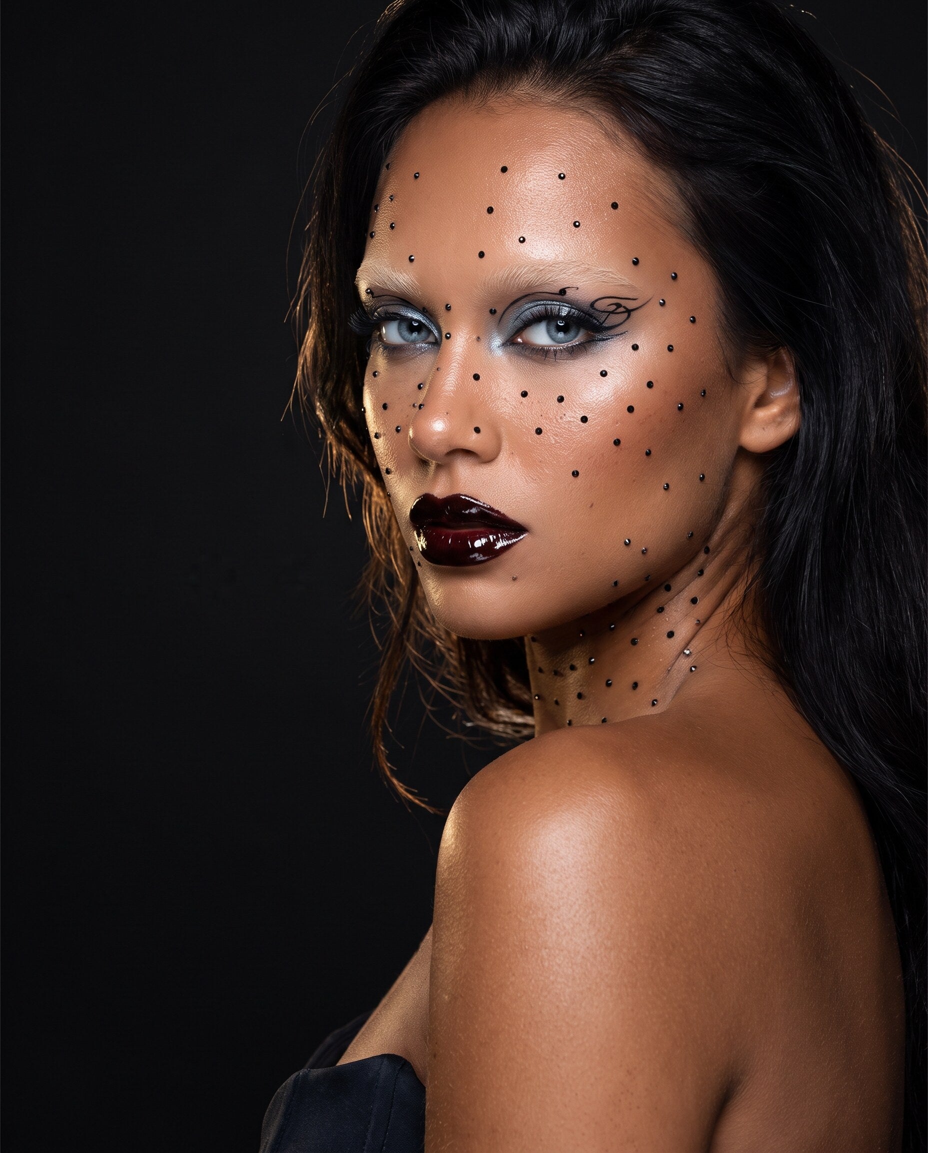 KOLL editorial makeup by Ferda Kol